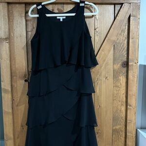 Black tiered dress Sz 12